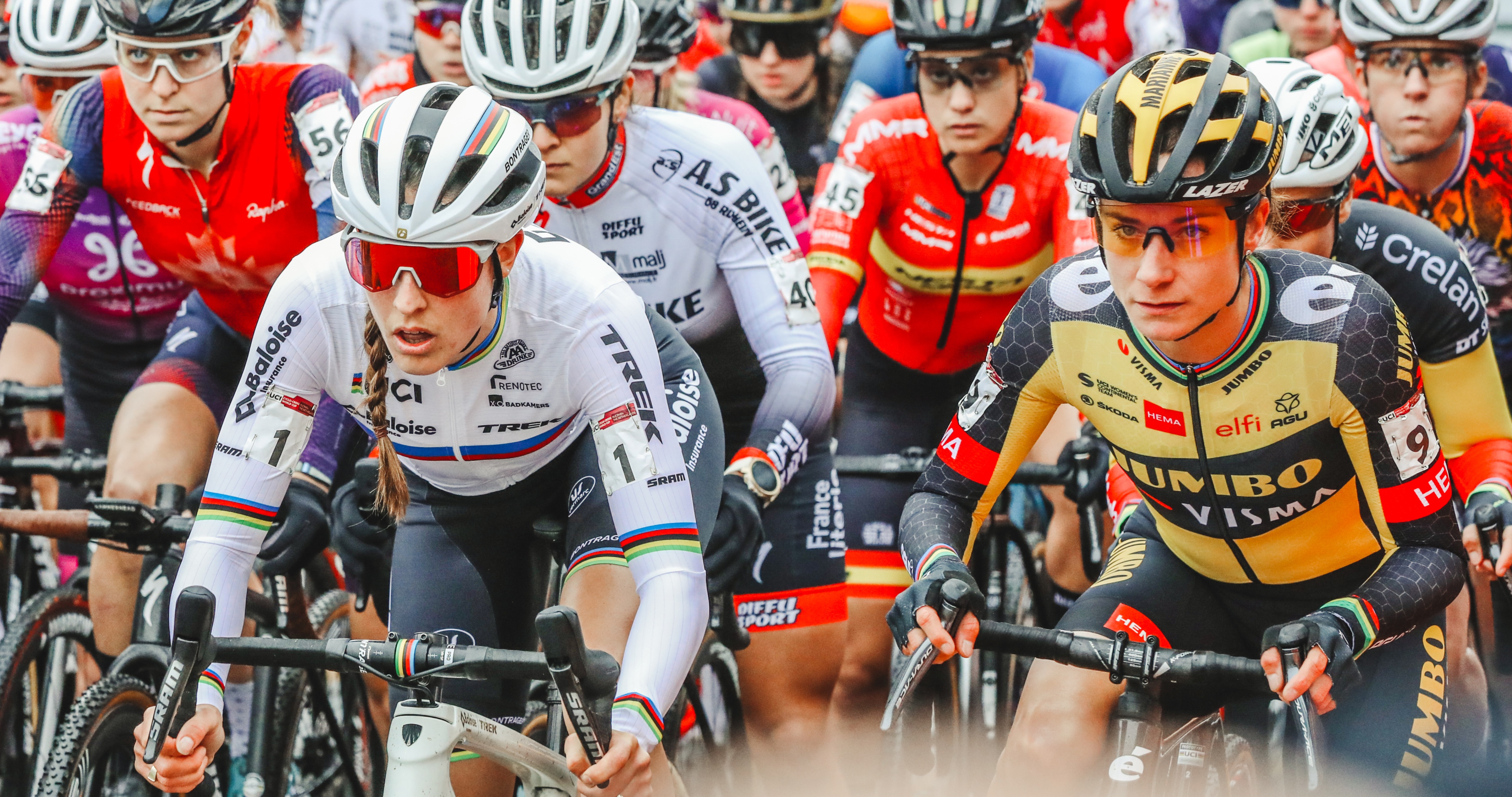 Zie sterren als Marianne Vos en Lars van der Haar live schitteren
