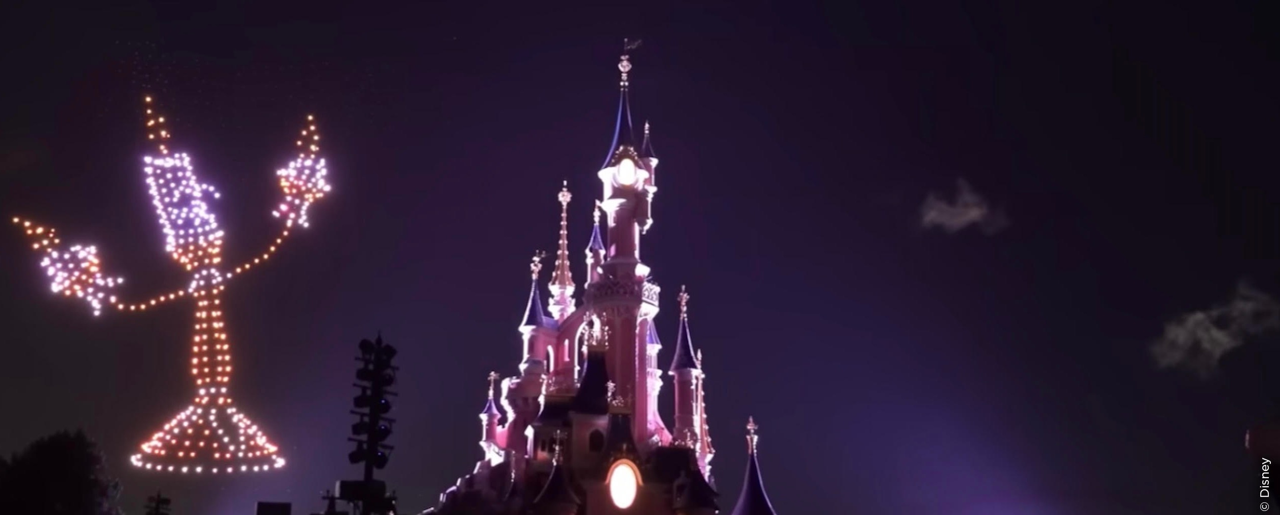 Zien! Recordbrekende droneshow in Disneyland® Paris zorgt voor spektakel